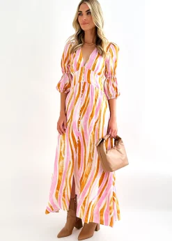Women Gingham & Heels Maxi><noscript><img width=