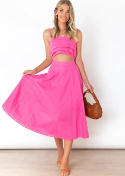 Women Gingham & Heels Crops>Abrielle Crop