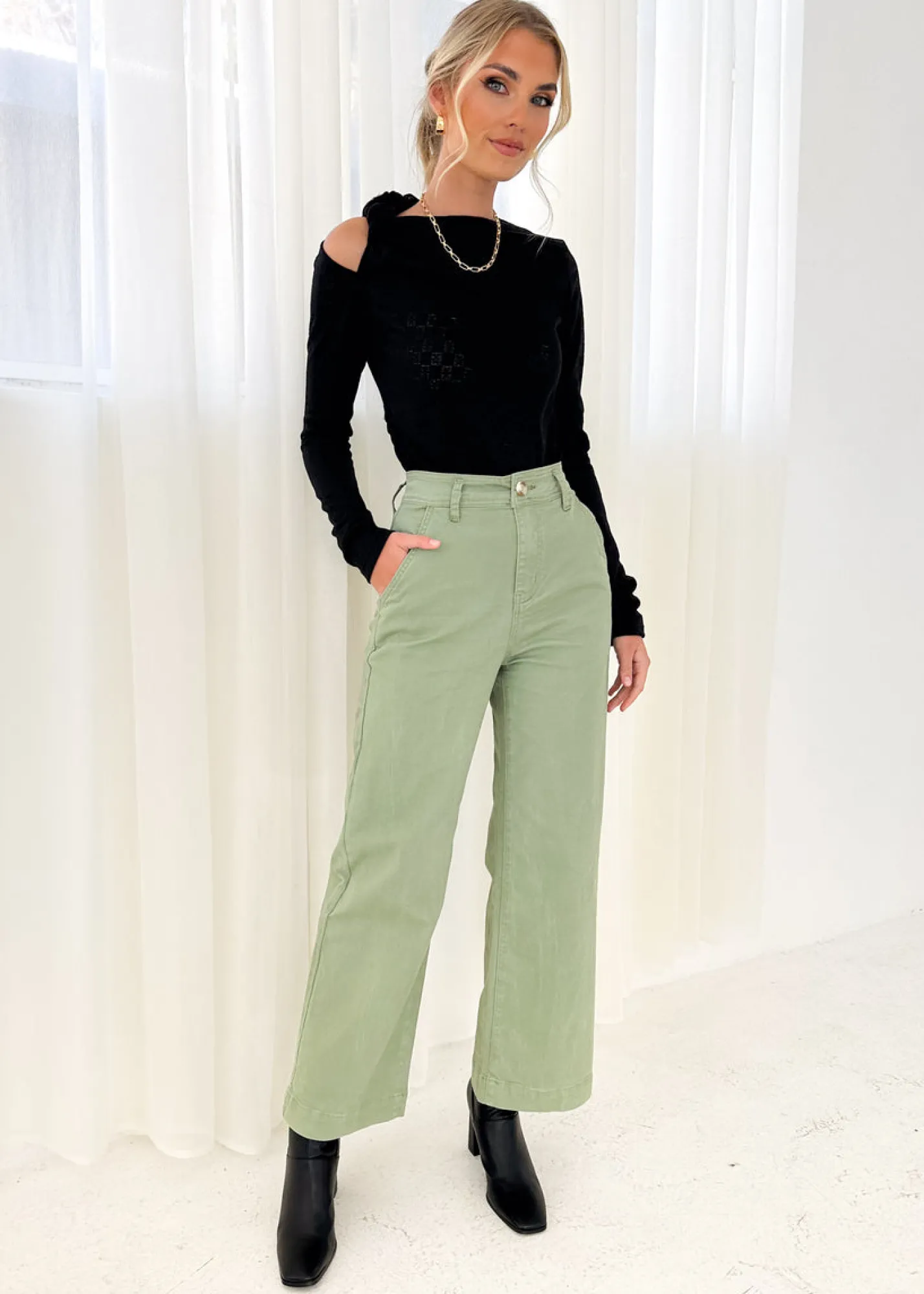 Women Gingham & Heels Jeans>Addie Stretch Jeans