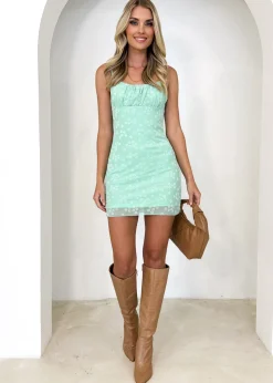 Women Gingham & Heels Short>Addison Mini Dress