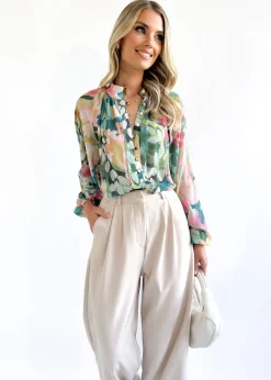 Women Gingham & Heels Blouses>Adeena Blouse