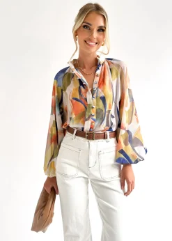 Women Gingham & Heels Blouses><noscript><img width=
