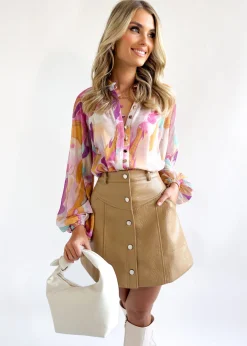 Women Gingham & Heels Blouses>Adeena Blouse