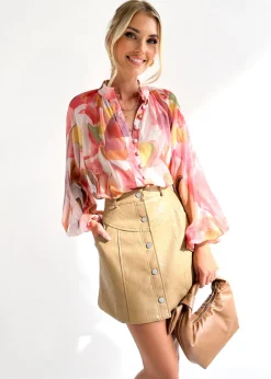 Women Gingham & Heels Blouses>Adeena Blouse