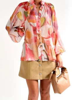 Women Gingham & Heels Blouses><noscript><img width=
