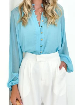 Women Gingham & Heels Blouses><noscript><img width=