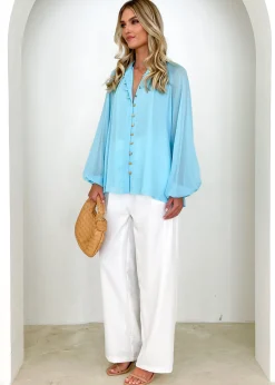 Women Gingham & Heels Blouses><noscript><img width=