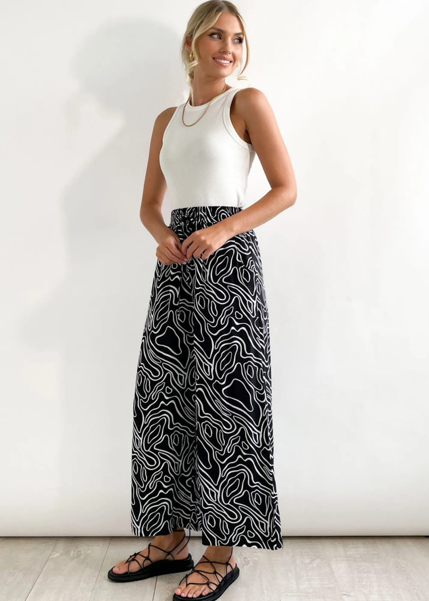 Women Gingham & Heels Pants>Adelina Pants
