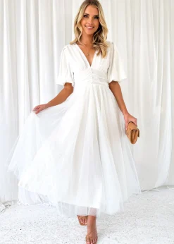 Women Gingham & Heels Midi>Aishani Midi Dress
