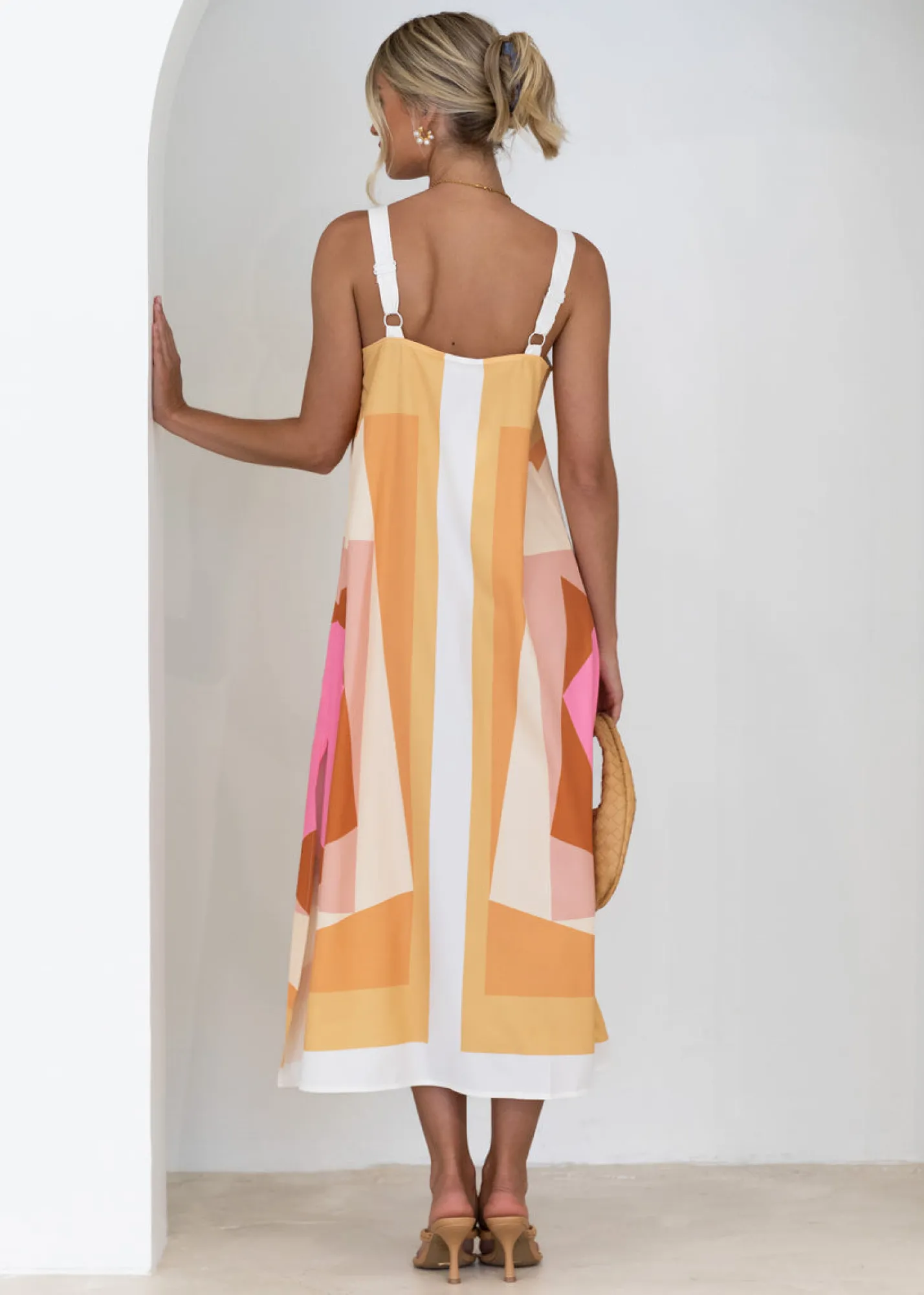 Women Gingham & Heels Maxi>Aldiana Maxi Dress
