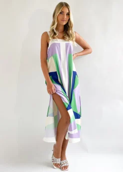 Women Gingham & Heels Maxi>Aldiana Maxi Dress