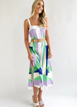 Women Gingham & Heels Maxi><noscript><img width=