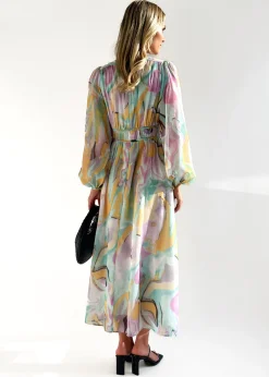 Women Gingham & Heels Maxi><noscript><img width=