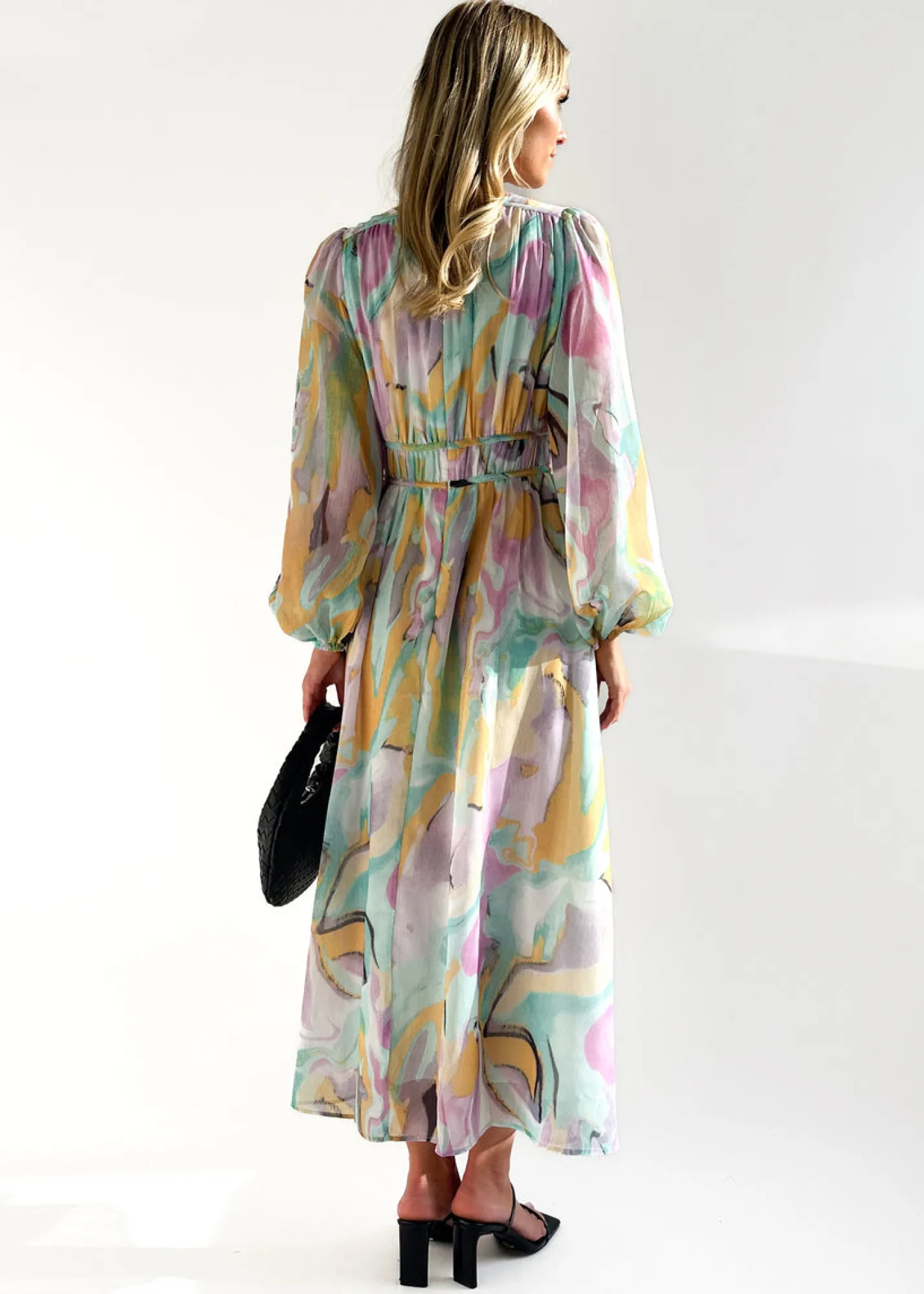 Women Gingham & Heels Maxi>Aleida Maxi Dress