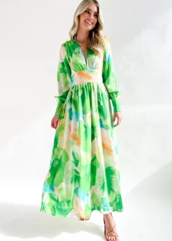 Women Gingham & Heels Maxi>Aletha Maxi Dress