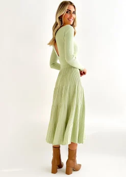 Women Gingham & Heels Knit Dresses><noscript><img width=