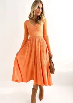 Women Gingham & Heels Knit Dresses>Alise Knit Midi Dress