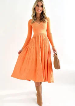 Women Gingham & Heels Knit Dresses><noscript><img width=