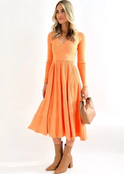 Women Gingham & Heels Knit Dresses><noscript><img width=