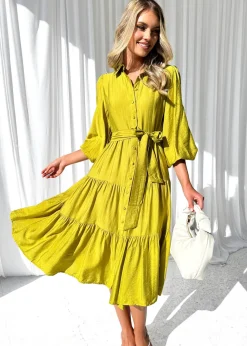 Women Gingham & Heels Midi>Allamaye Midi Dress