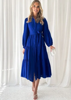 Women Gingham & Heels Midi>Allamaye Midi Dress