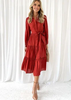 Women Gingham & Heels Midi>Allamaye Midi Dress
