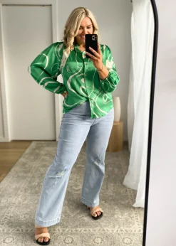 Women Gingham & Heels Jeans>Alyx High Rise Stretch Jean