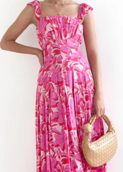 Women Gingham & Heels Maxi><noscript><img width=