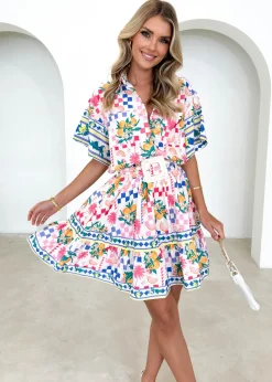 Women Gingham & Heels Midi><noscript><img width=