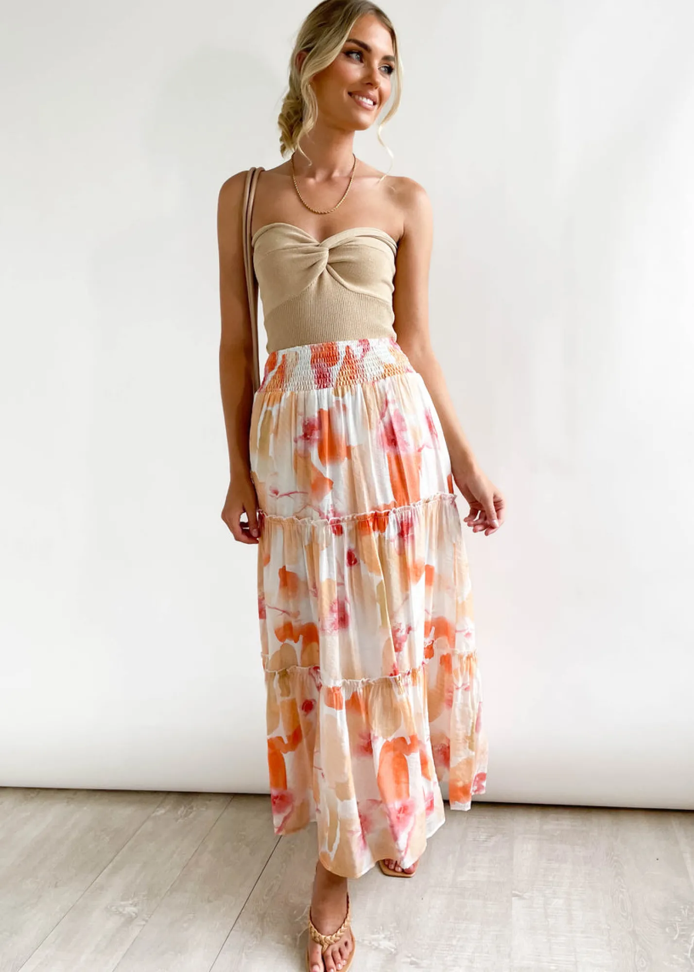 Women Gingham & Heels Skirts>Analee Maxi Skirt