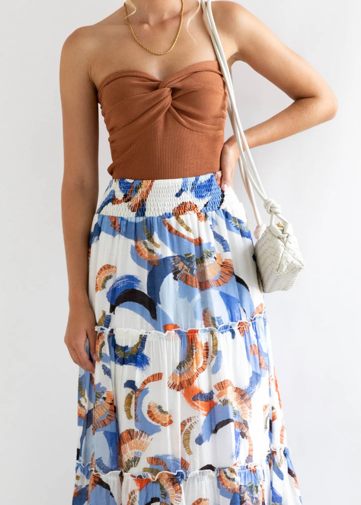 Women Gingham & Heels Skirts>Analee Maxi Skirt