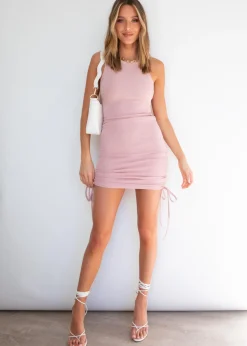Women Gingham & Heels Knit Dresses><noscript><img width=