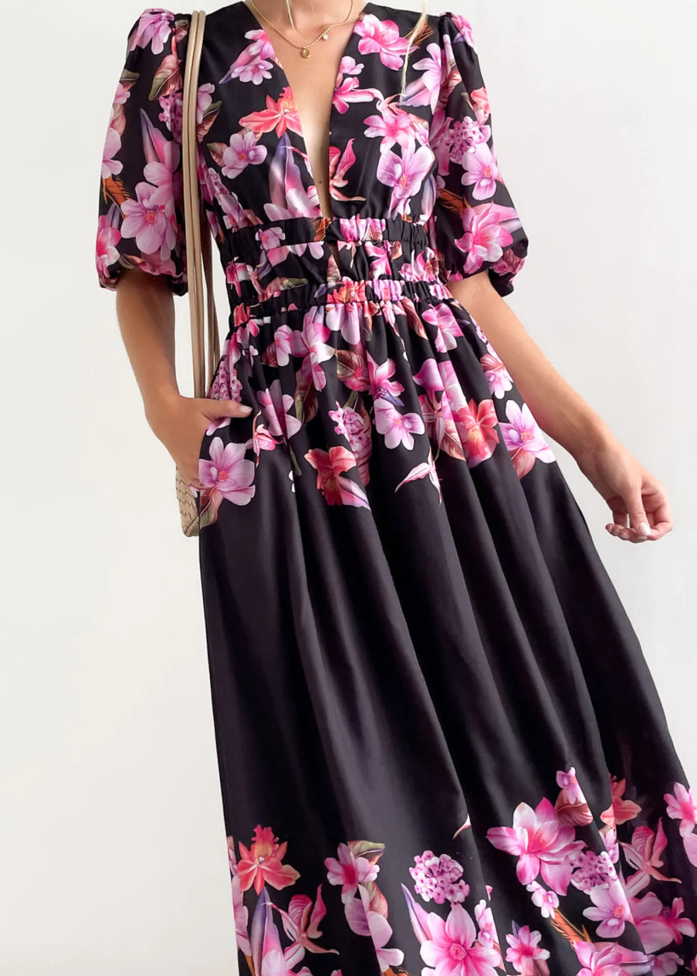 Women Gingham & Heels Maxi>Angiea Maxi Dress