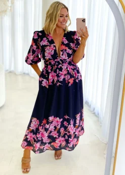 Women Gingham & Heels Maxi><noscript><img width=