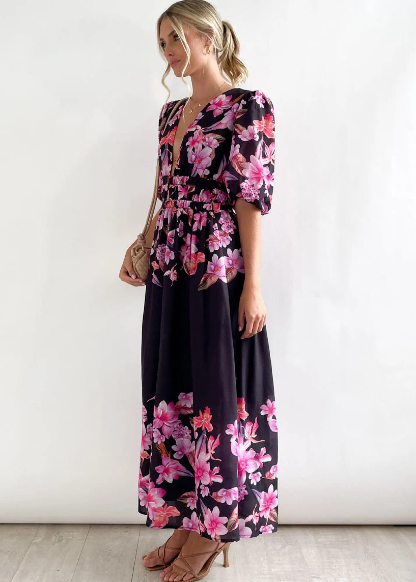 Women Gingham & Heels Maxi>Angiea Maxi Dress
