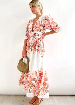 Women Gingham & Heels Maxi><noscript><img width=