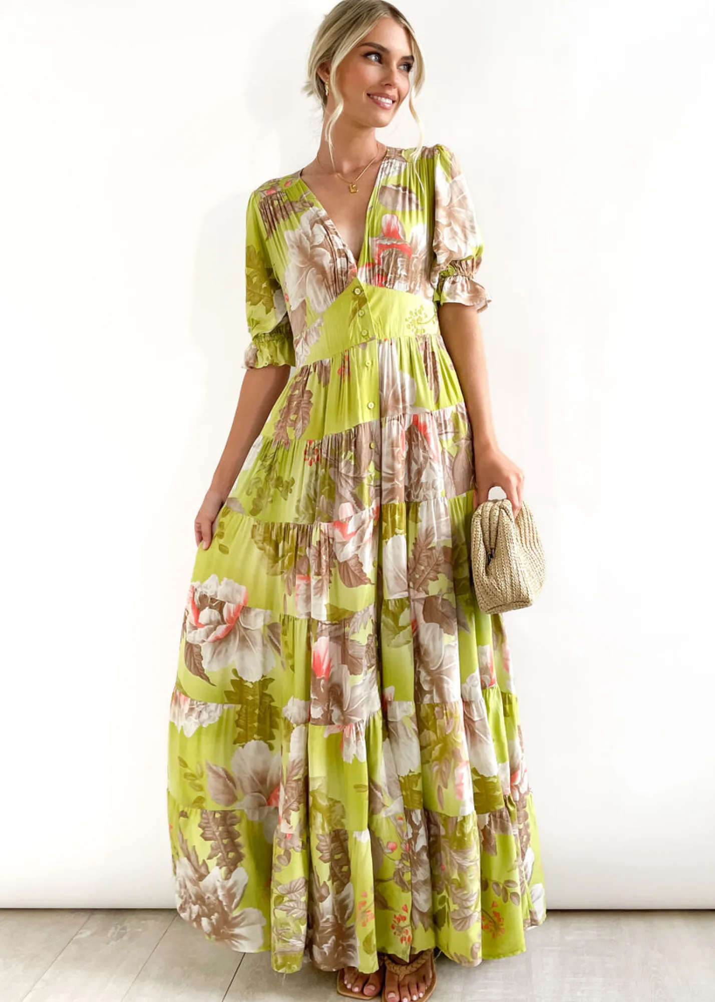 Women Gingham & Heels Maxi>Annabel Maxi Dress