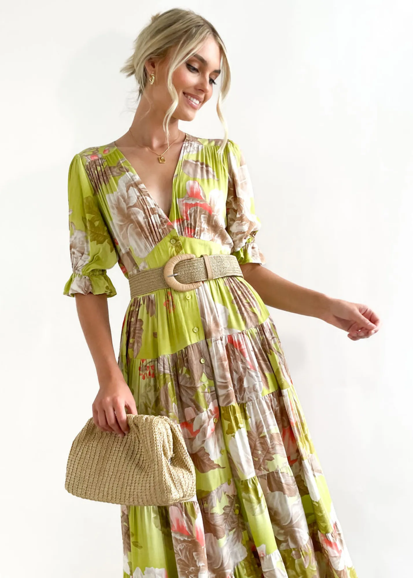 Women Gingham & Heels Maxi>Annabel Maxi Dress