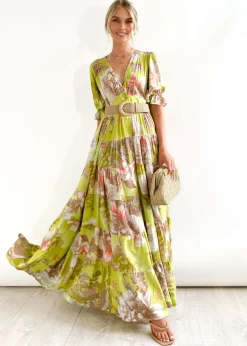 Women Gingham & Heels Maxi><noscript><img width=