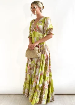 Women Gingham & Heels Maxi><noscript><img width=