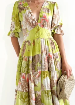 Women Gingham & Heels Maxi><noscript><img width=