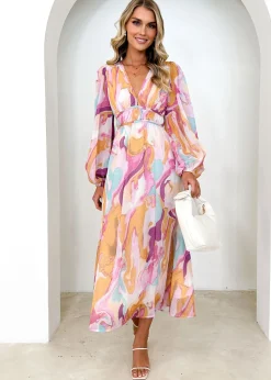 Women Gingham & Heels Maxi>Anniston Maxi Dress