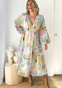 Women Gingham & Heels Maxi>Anniston Maxi Dress