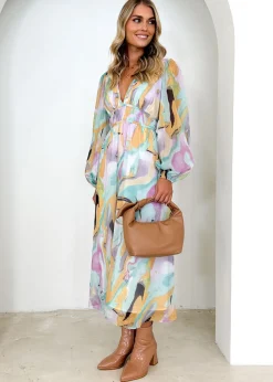 Women Gingham & Heels Maxi><noscript><img width=