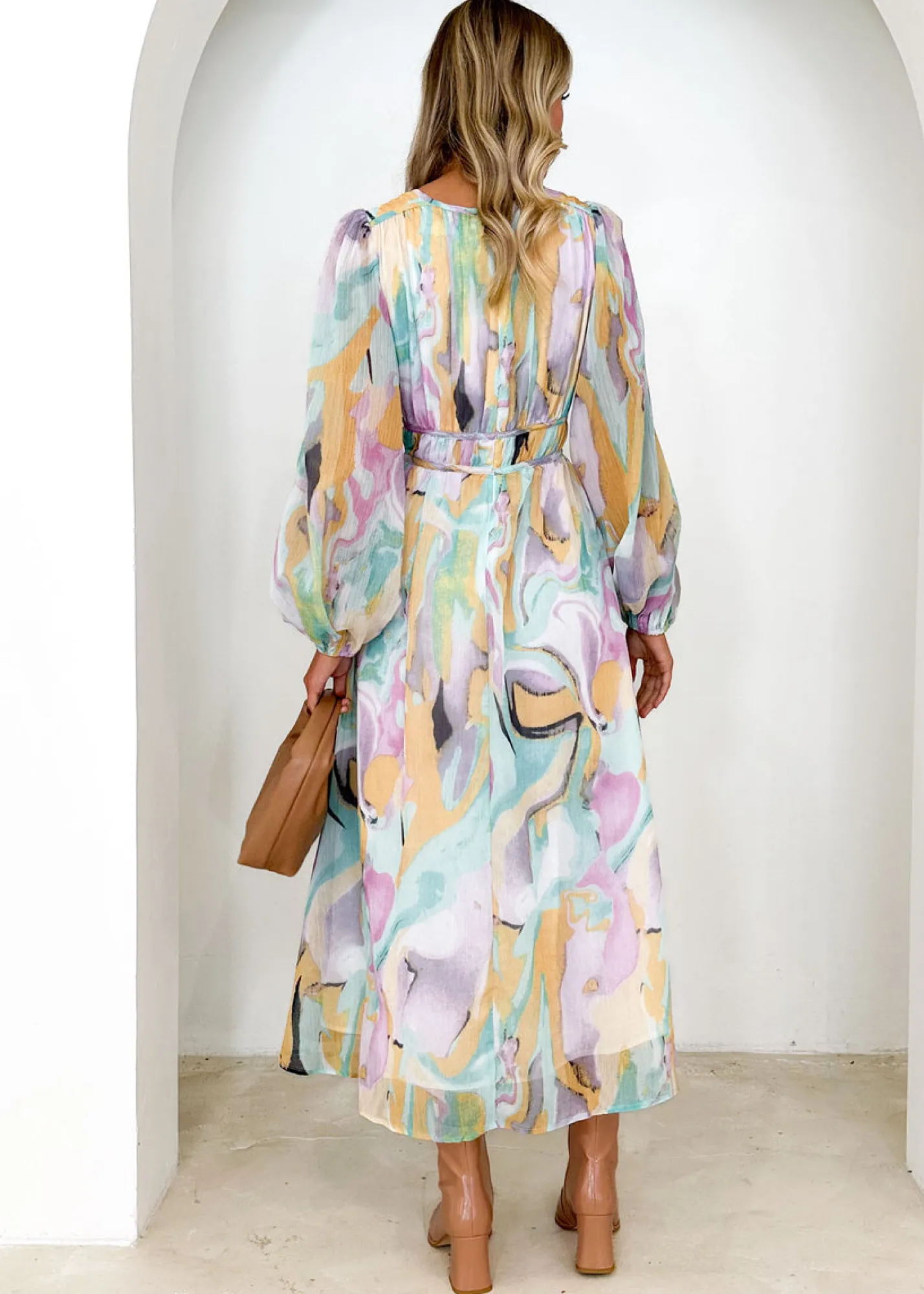 Women Gingham & Heels Maxi>Anniston Maxi Dress