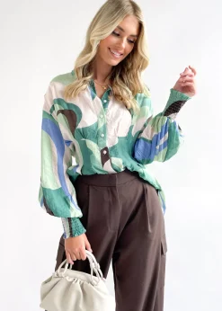 Women Gingham & Heels Shirts><noscript><img width=