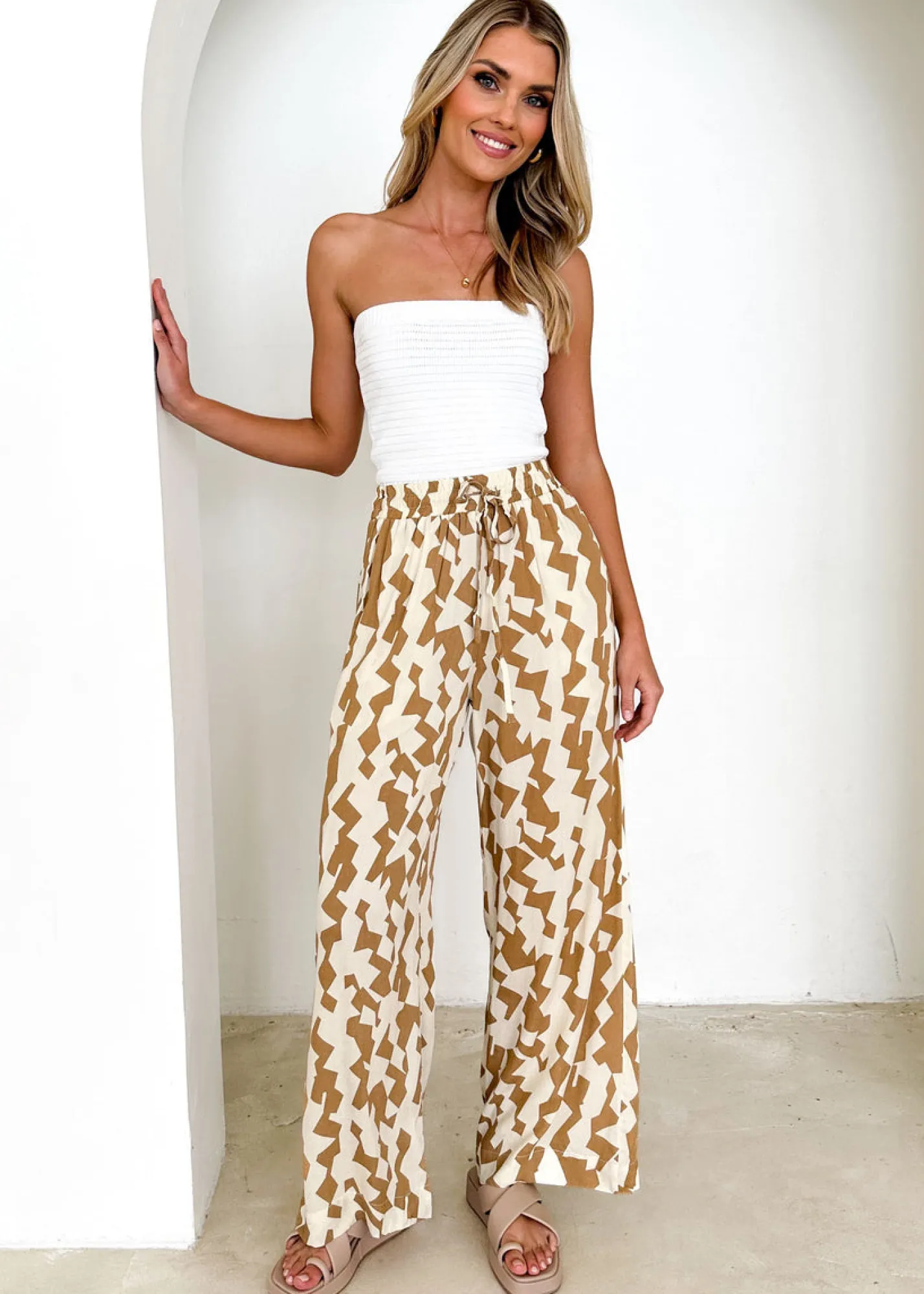 Women Gingham & Heels Pants>Antonella Pants
