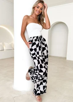 Women Gingham & Heels Pants>Antonella Pants