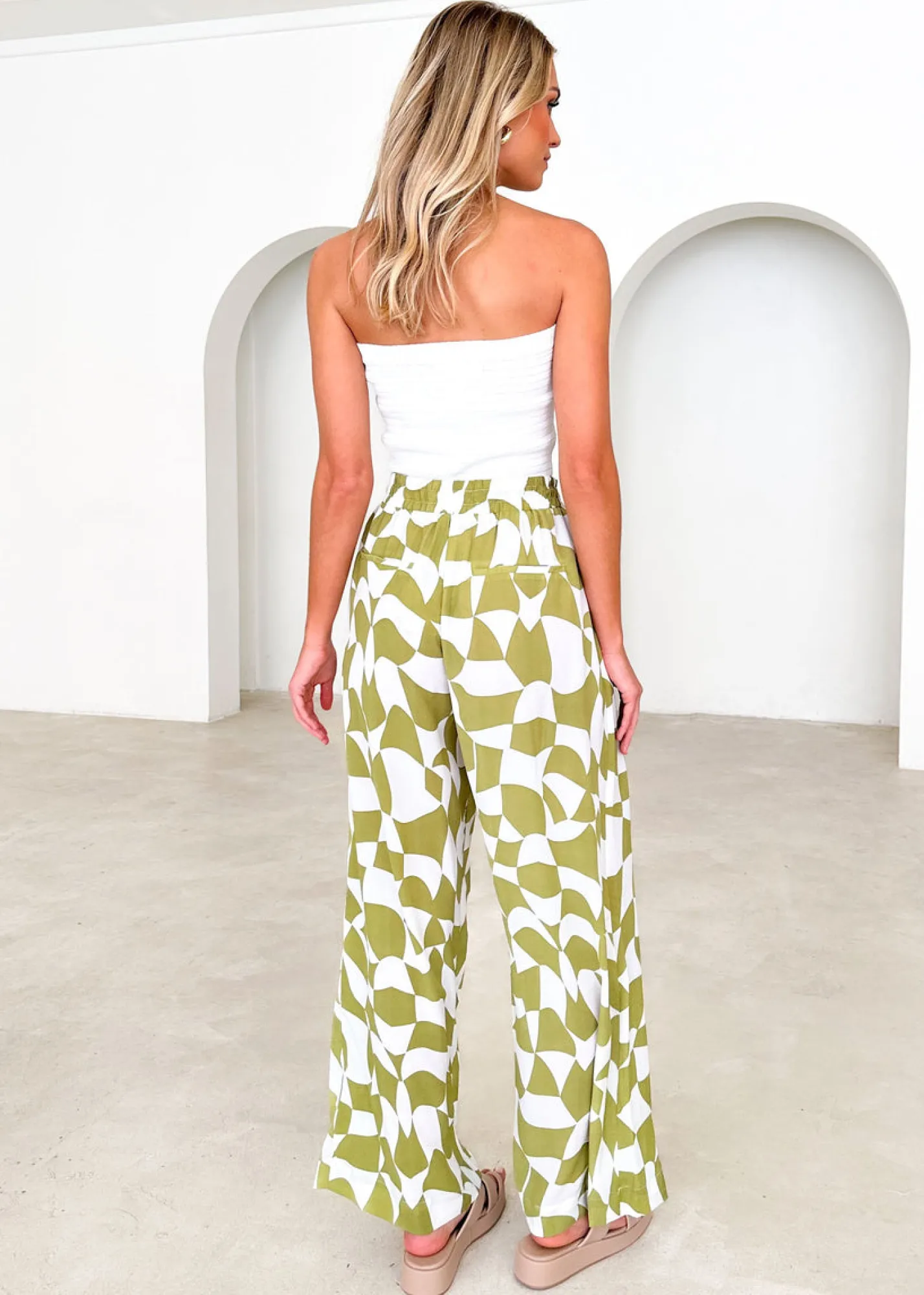 Women Gingham & Heels Sets>Antonella Pants