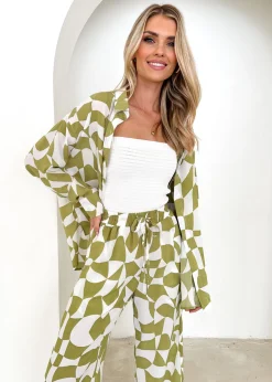 Women Gingham & Heels Sets>Antonella Shirt